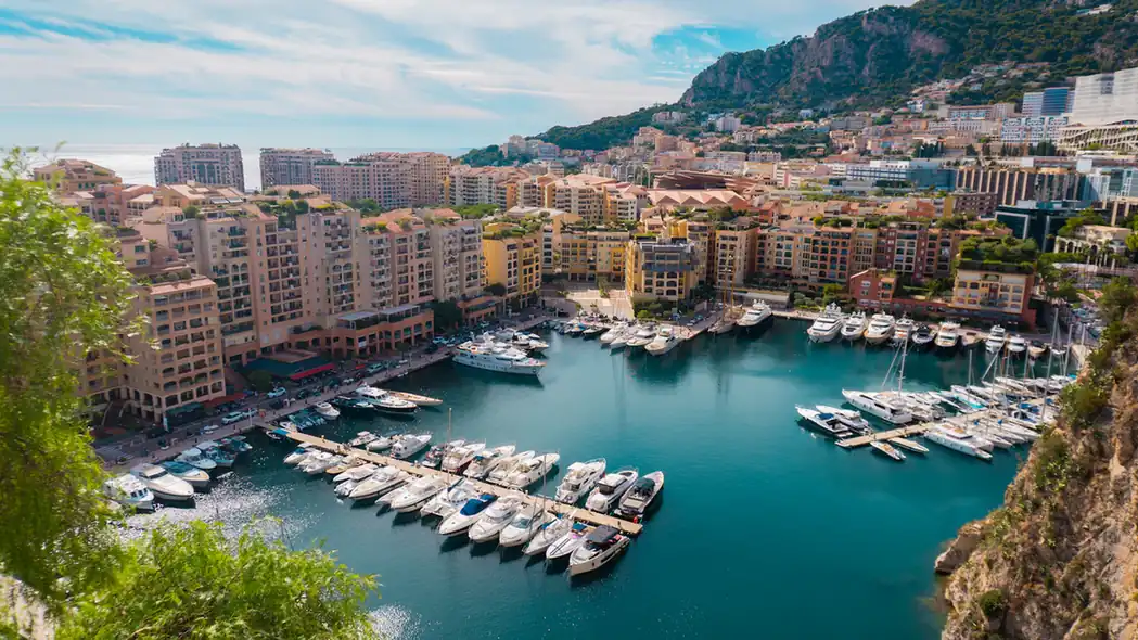 Monte Carlo Mediterranean harbour